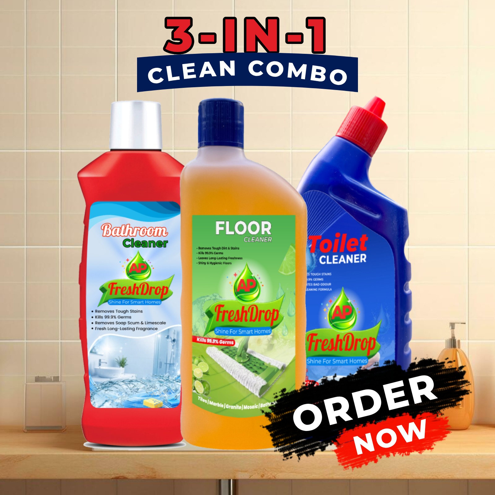 3 in one clean combo