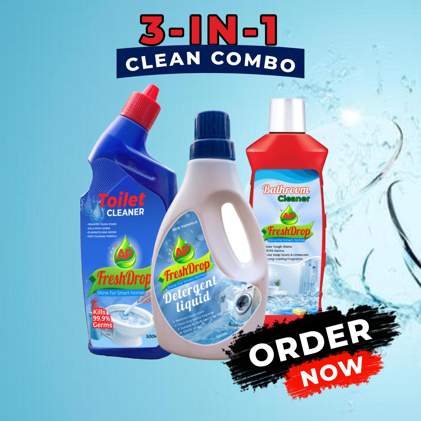 3 in one clean combo