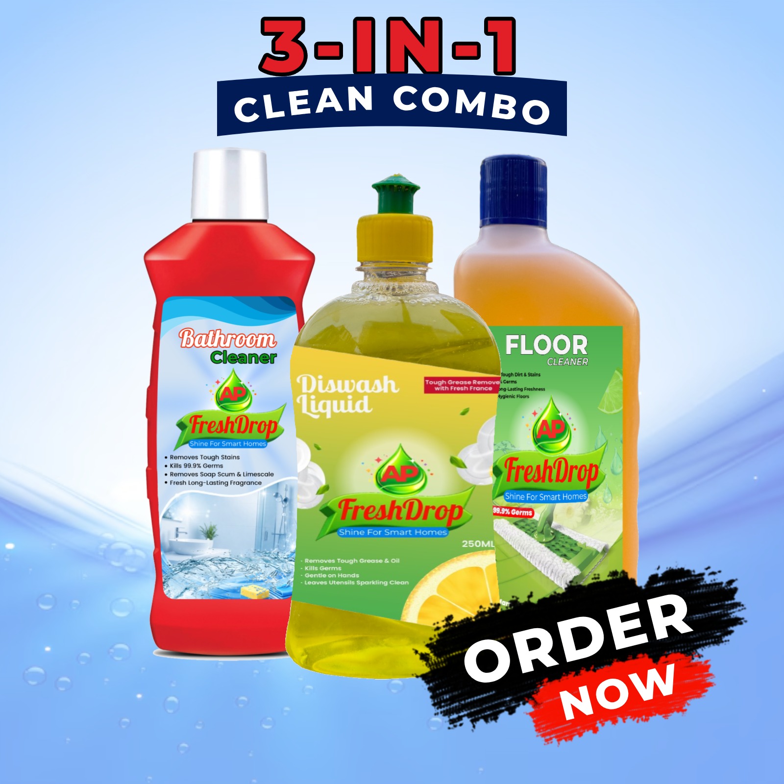 3 in one clean combo