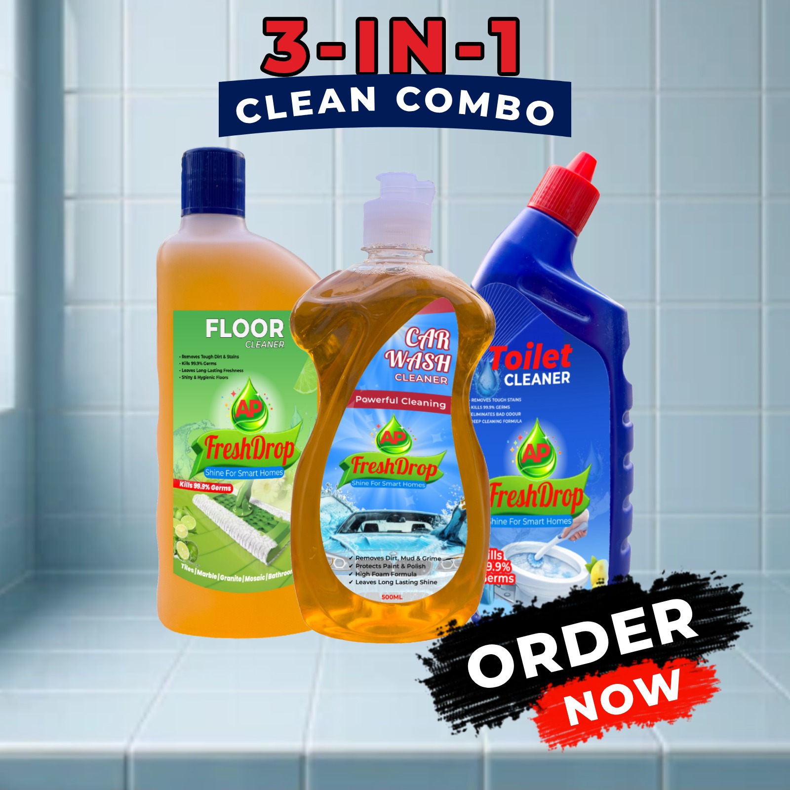 3 in one clean combo