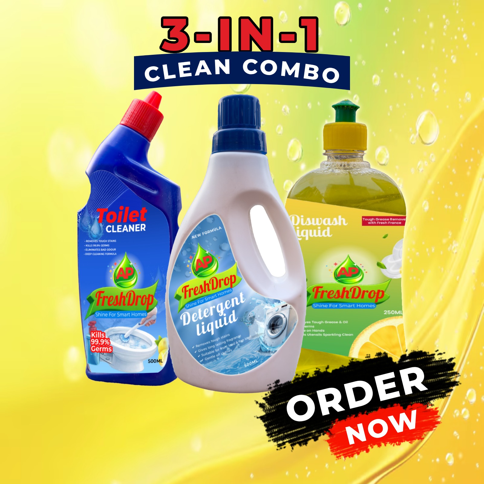 3 in one clean combo