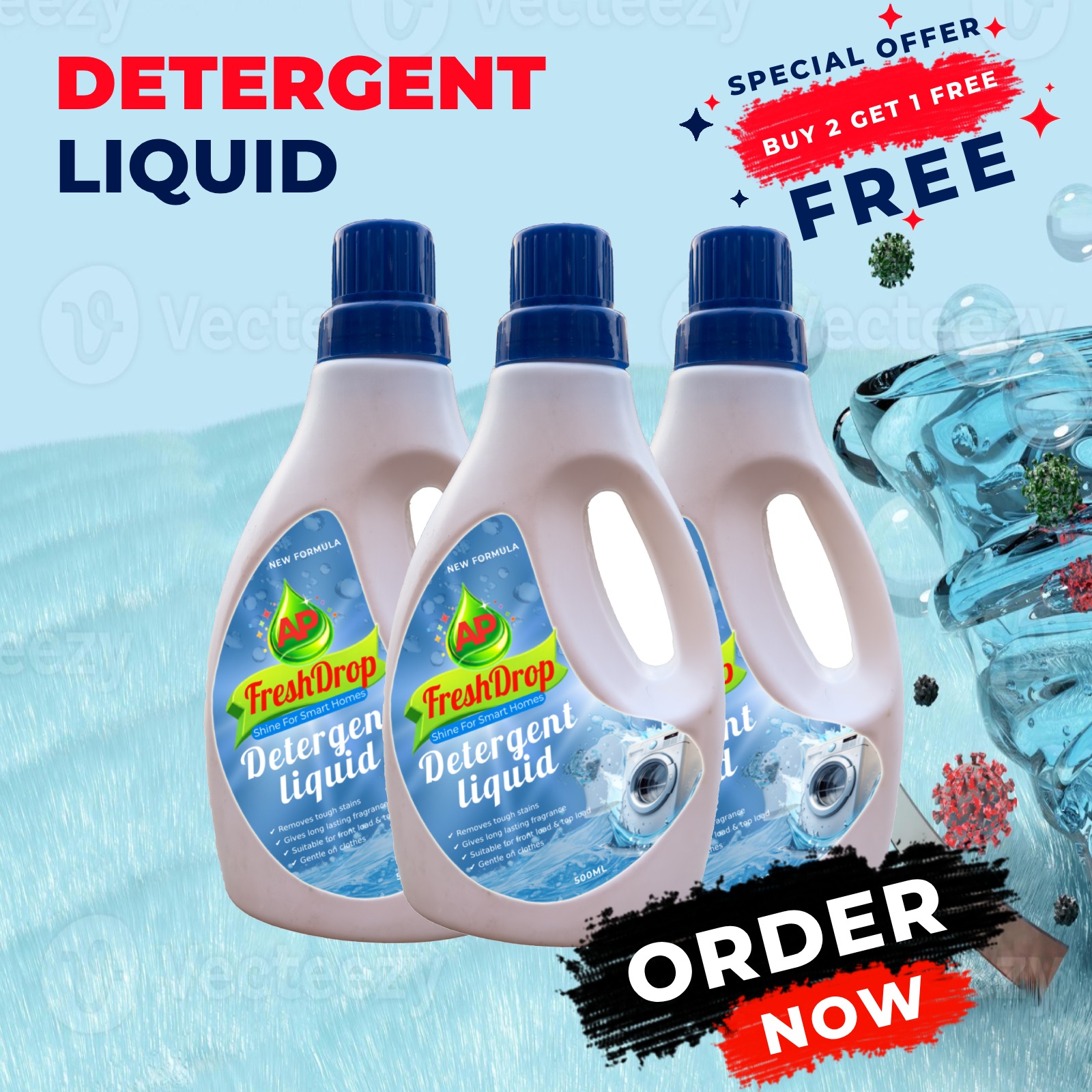 Detergent Liquid Combo