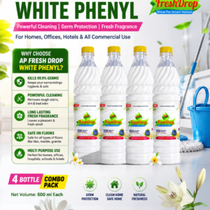 White Phenyl Combo Pack – 4 x 1 Litre Floor Cleaner