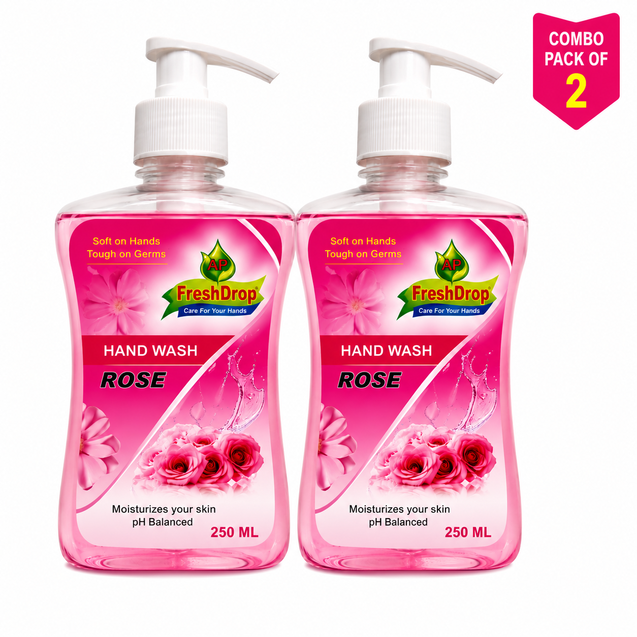 AP Fresh Drop Hand Wash Combo Pack of 2 (250ml Each)