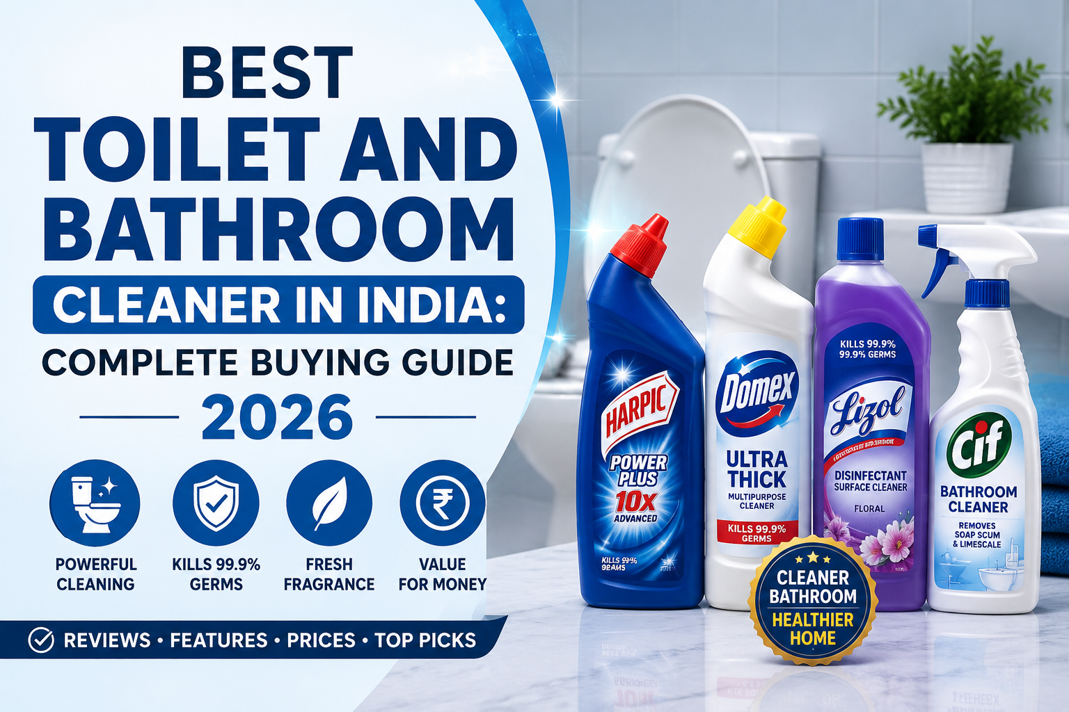 Toilet and Bathroom Cleaner in India