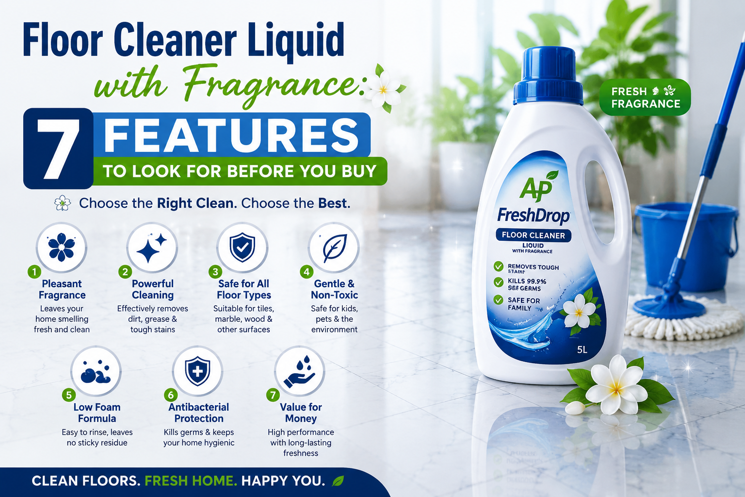 Floor Cleaner Liquid with Fragrance: 7 Features to Look for Before You Buy