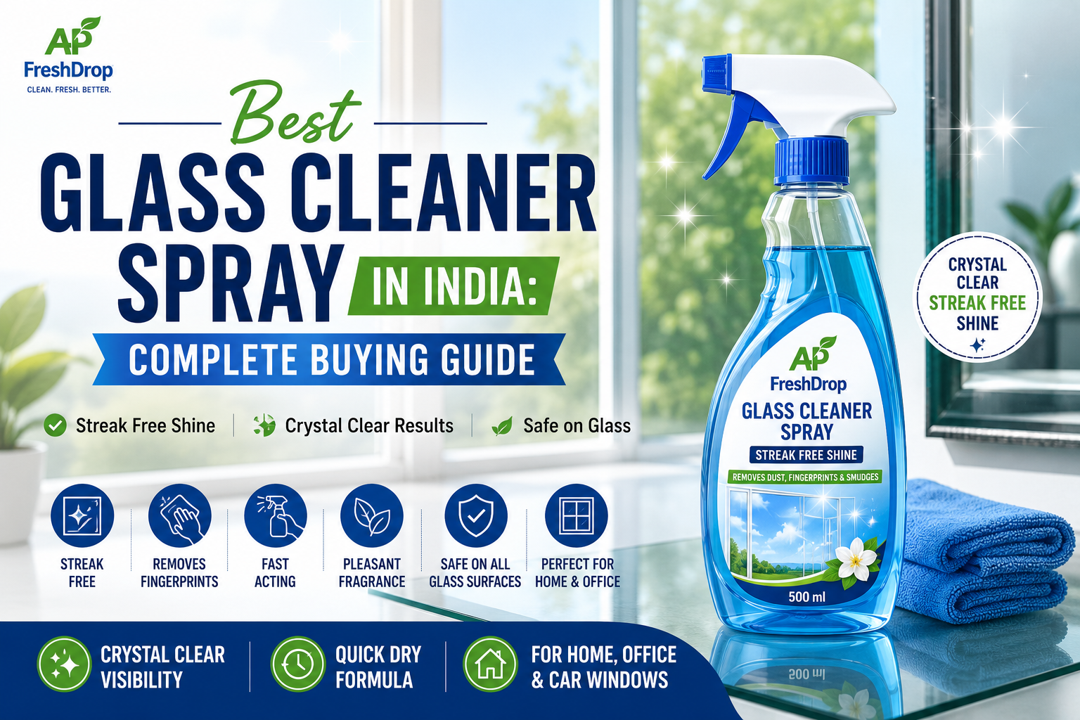 Best Glass Cleaner Spray in India: Complete Buying Guide